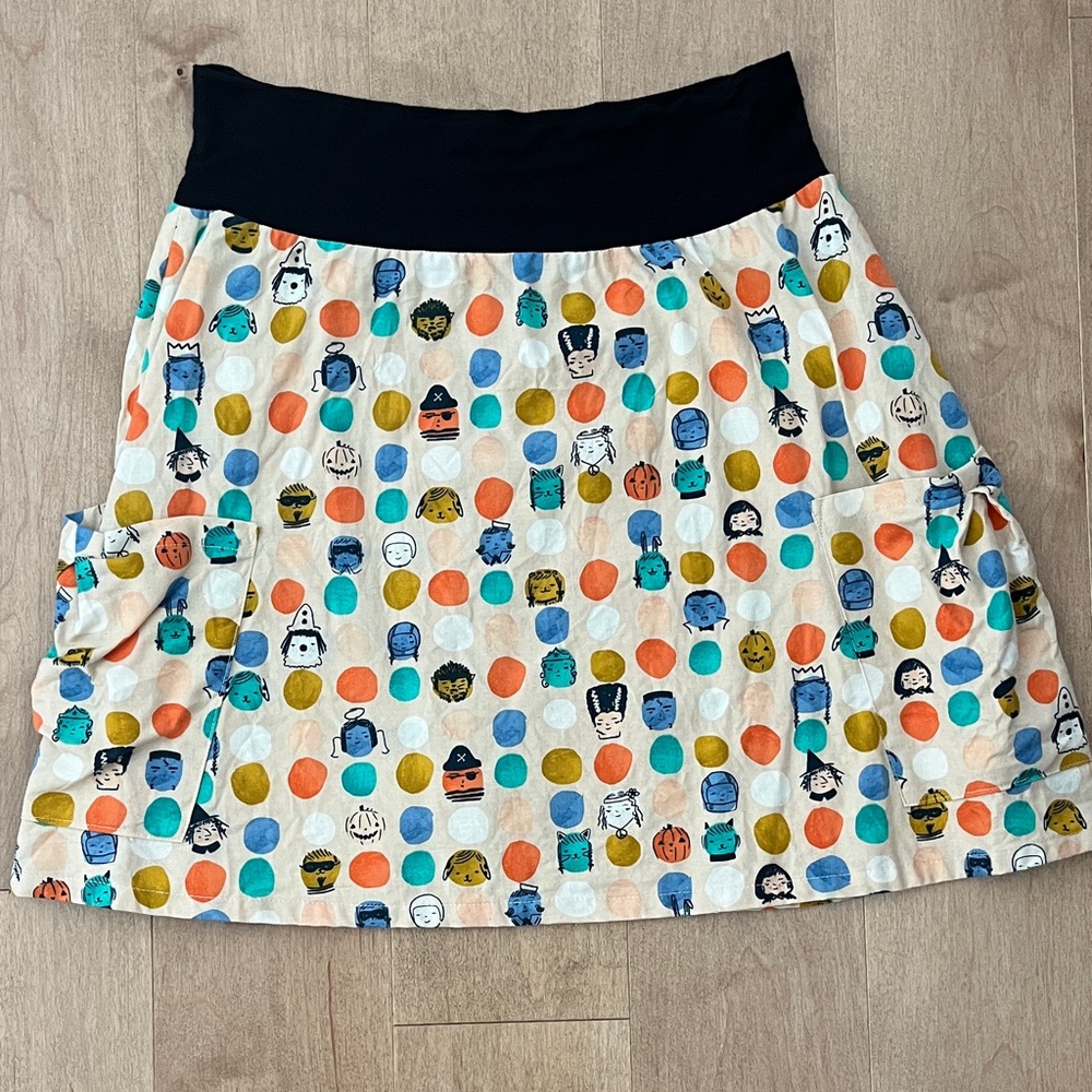 Kazak (made in Montreal) Colorful Character Skirt